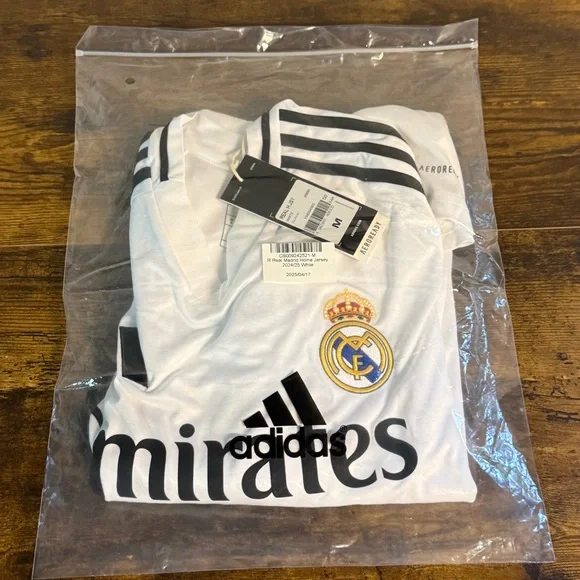 NEW - Adidas White Real Madrid Lester Home Jersey 24/25 - Medium #7